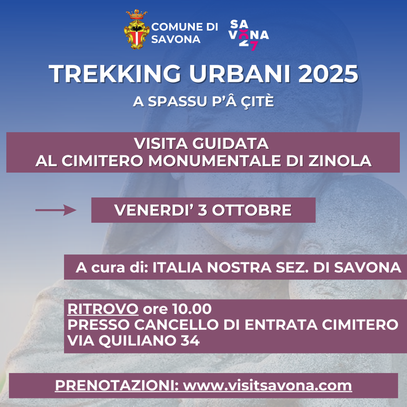 Visita guidata al cimitero monumentale di Zinola