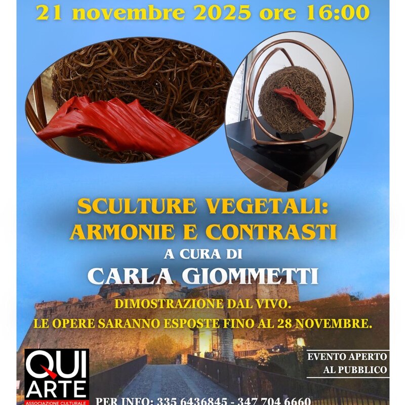 Sculture vegetali: armonie e contrasti 