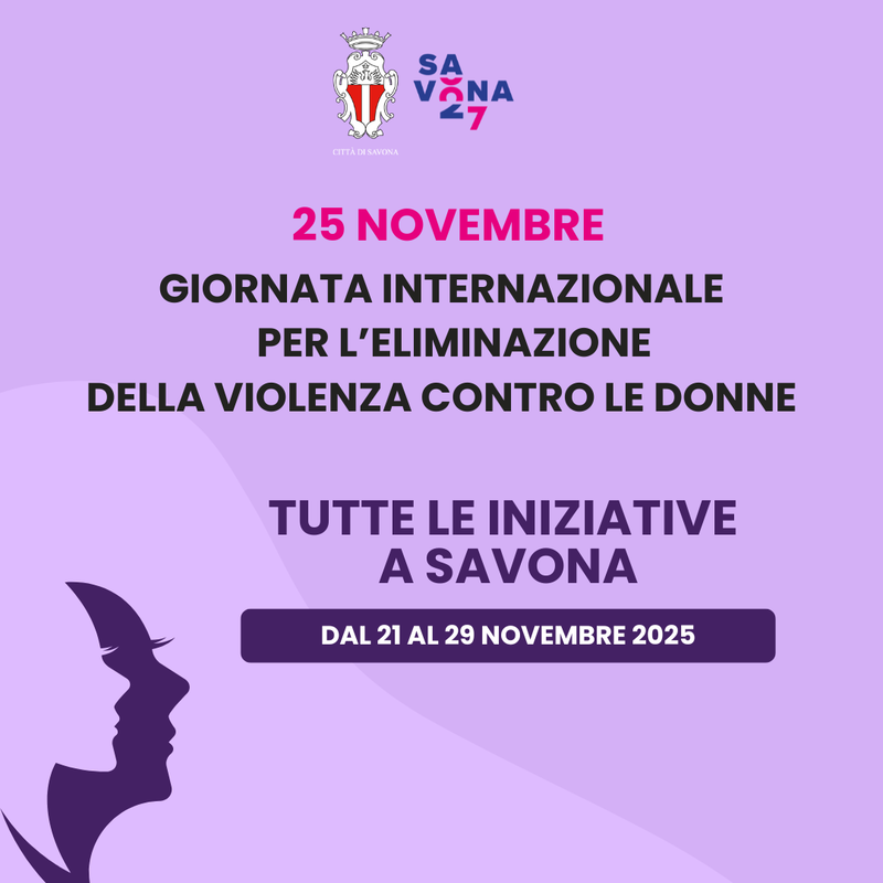 Iniziative Per La Giornata Internazionale Per L'eliminazione Della Violenza Contro Le Donne