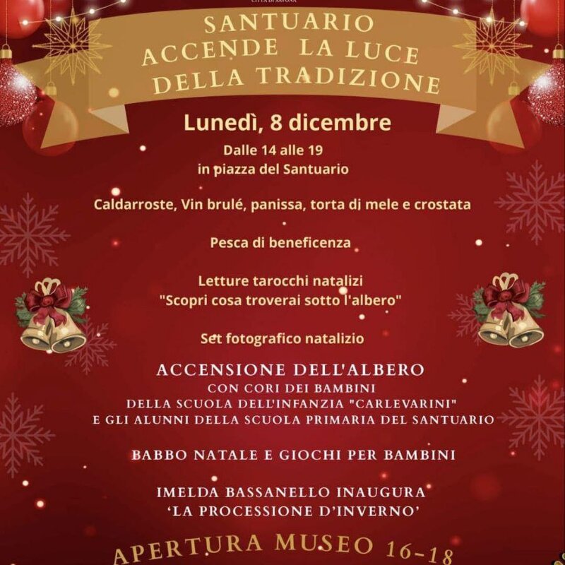 Santuario accende le luci della tradizione