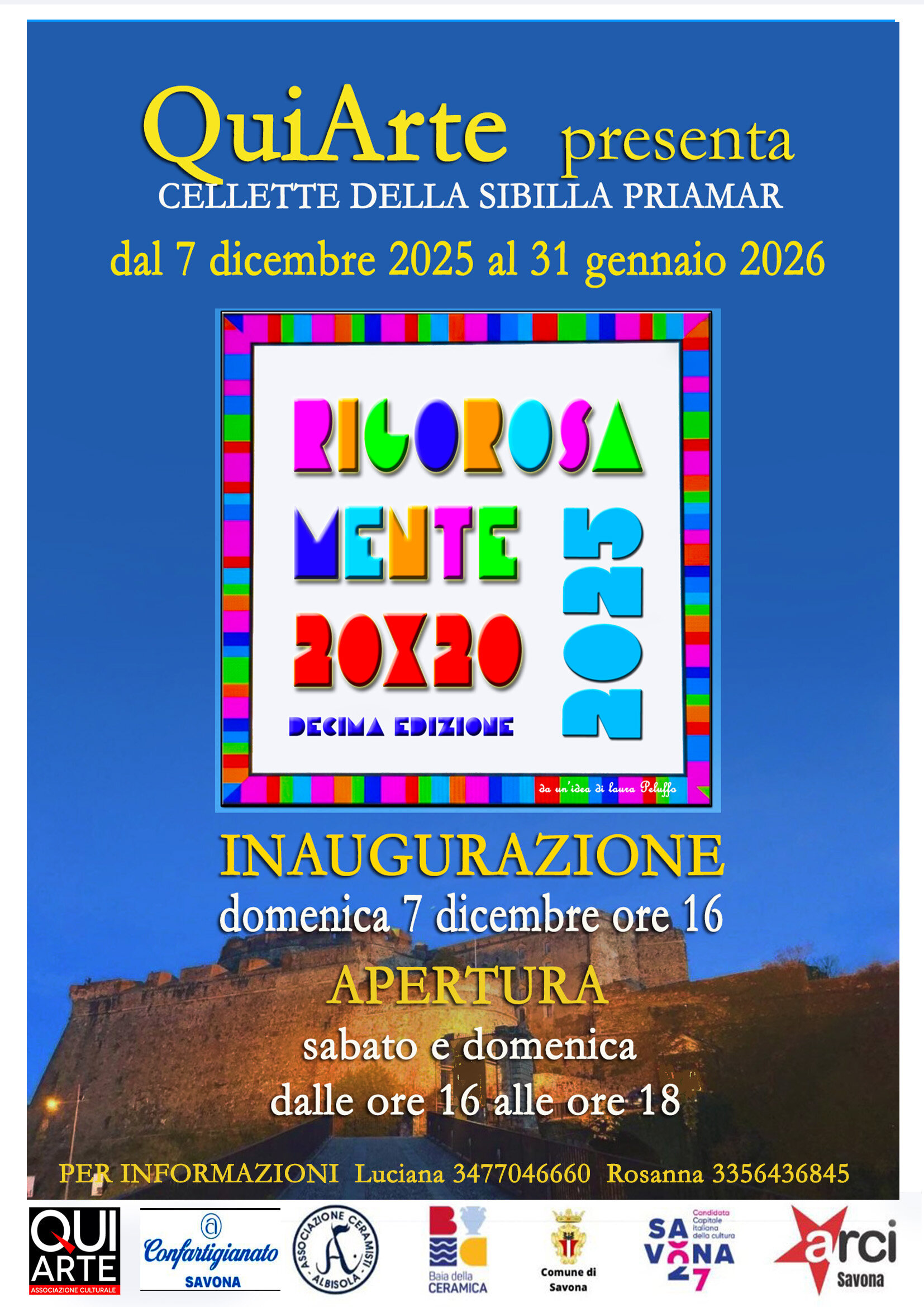 Mostra: "Rigorosamente 20x20"