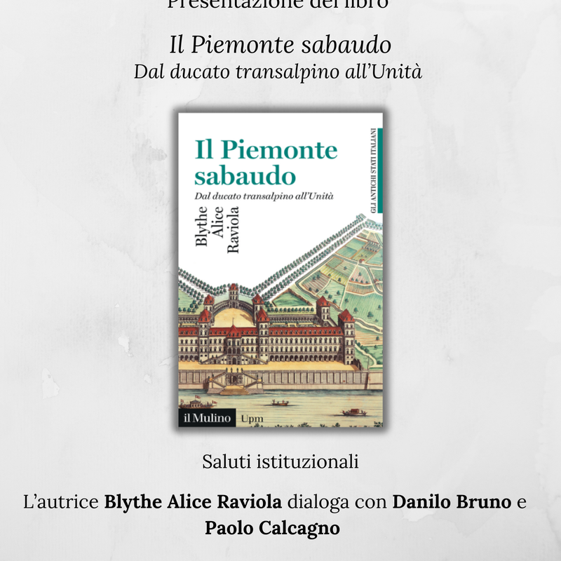 Presentazione Libro: "Il Piemonte Sabaudo"