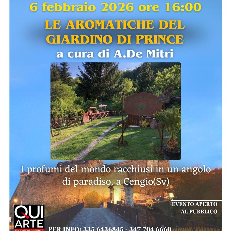 Le aromatiche del giardino di Prince 