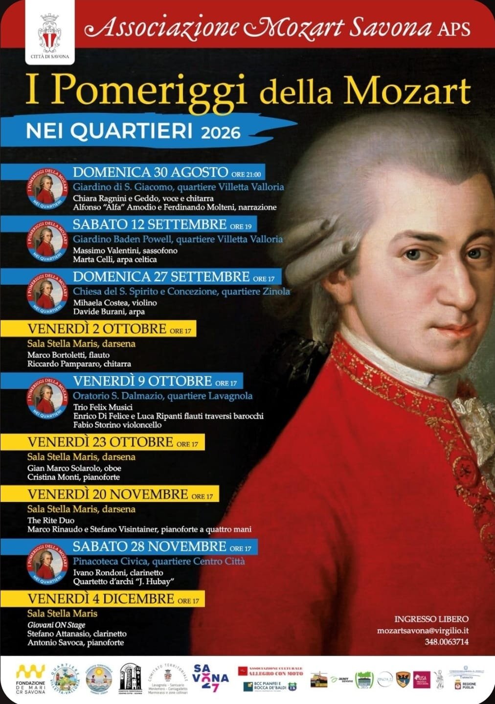 I pomeriggi della Mozart
