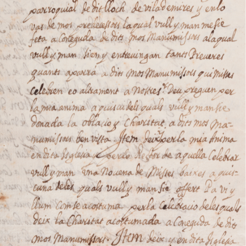 The oldest document of Savona is shown