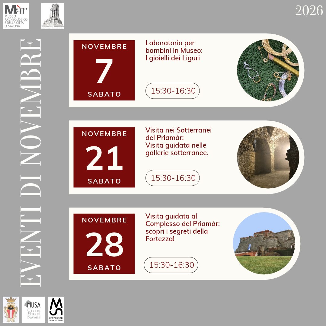 Eventi al Civico Museo Archeologico